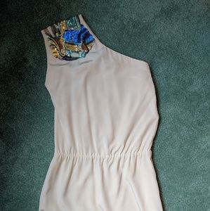 PRICE ⬇️ Tibi Paz silk beaded one shoulder dress